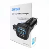 Ładowarka sieciowa CHOETECH C0051 dual USB-A 36W QC3.0, czarna