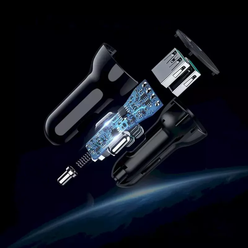 Ładowarka sieciowa CHOETECH C0051 dual USB-A 36W QC3.0, czarna