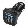 Ładowarka sieciowa CHOETECH C0051 dual USB-A 36W QC3.0, czarna