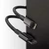 Kabel Baseus Tungsten Gold 1 m Czarny Lightning na USB C