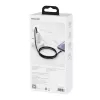 Kabel Baseus Tungsten Gold 1 m Czarny Lightning na USB C