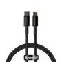 Kabel Baseus Tungsten Gold 1 m Czarny Lightning na USB C