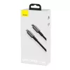 Kabel Baseus Tungsten Gold 2 m Czarny Lightning USB C