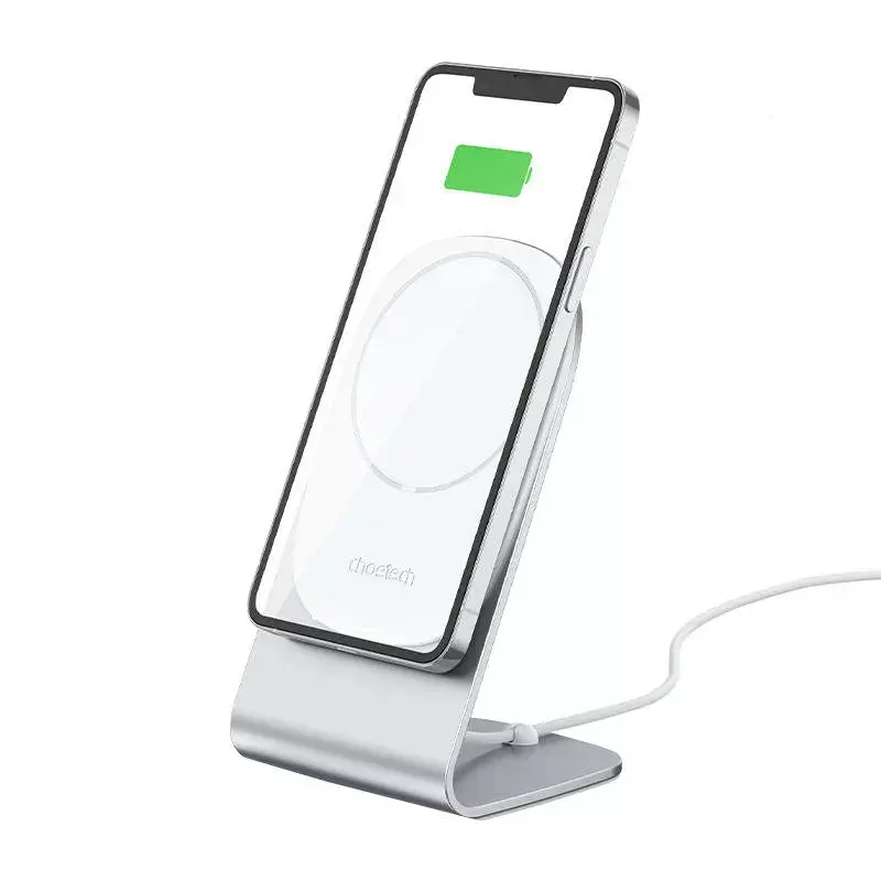 Bezprzewodowa ładowarka magnetyczna CHOETECH H047 15W kompatybilna z MagSafe, szybkie ładowanie smartfonów