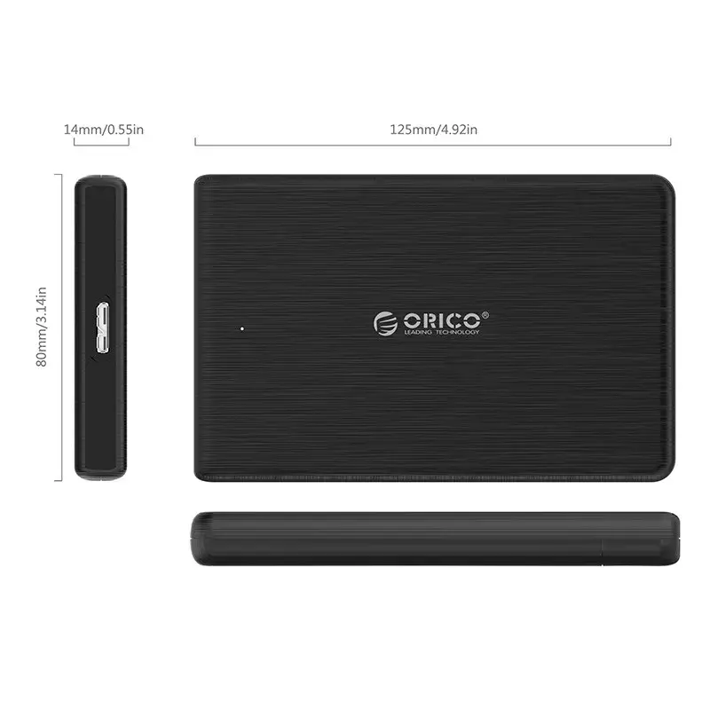 Obudowa HDD/SSD ORICO 2189C3-BK-BP
