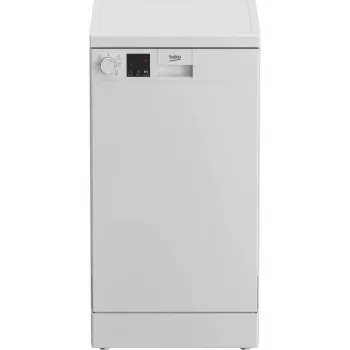 Wolnostojąca zmywarka cienki BEKO DVS05024W — 10 kompletów, 45 cm, 49 dB, klasa E