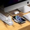 Podkładka do ładowania bezprzewodowego CHOETECH T550-F-v2 15W biała — Szybka ładowarka bezprzewodowa Qi 15W