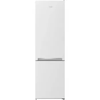 Wolnostojąca lodówka BEKO RCSA300K40WN, 291 L łącznie (204 L chłodziarka, 87 L zamrażarka), klasa E, odwracalne drzwi, LED, 181,3 cm, biały