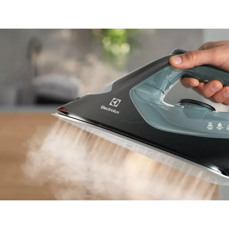 Electrolux E7SI2-6OG żelazko parowe stopa RESILIUM 2600 W czarny, ciemnozielony