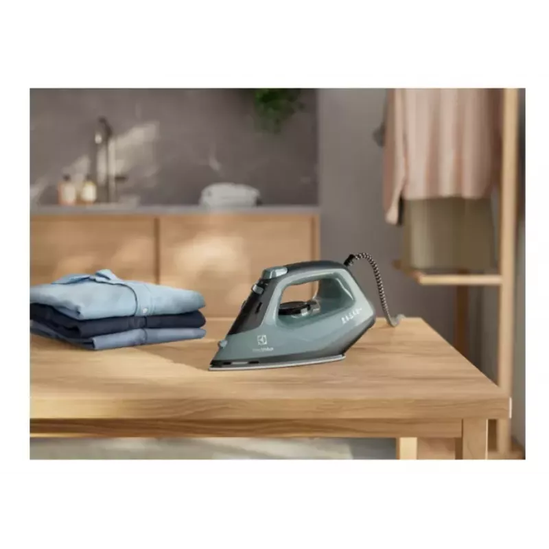 Electrolux E5SI2-6OG Żelazko parowe Stopa Glissium 2400 W Czarny, Ciemnozielony