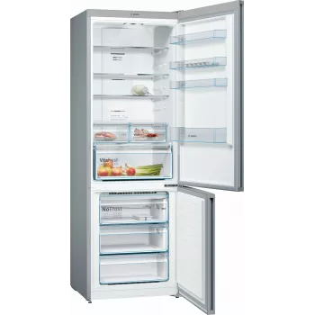 Bosch Serie 4 KGN49XLEA Chłodziarko-zamrażarka wolnostojąca 438 L Stal nierdzewna