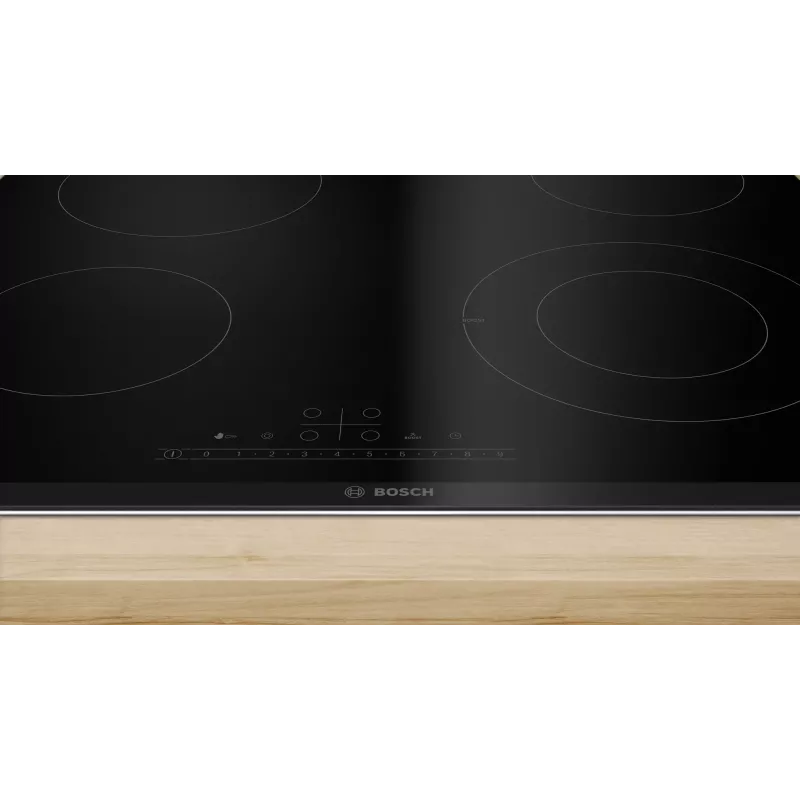 Bosch Serie 6 PKF675FP2E płyta grzewcza Czarny Do zabudowy 60 cm Płyta ceramiczna 4 strefa(y)