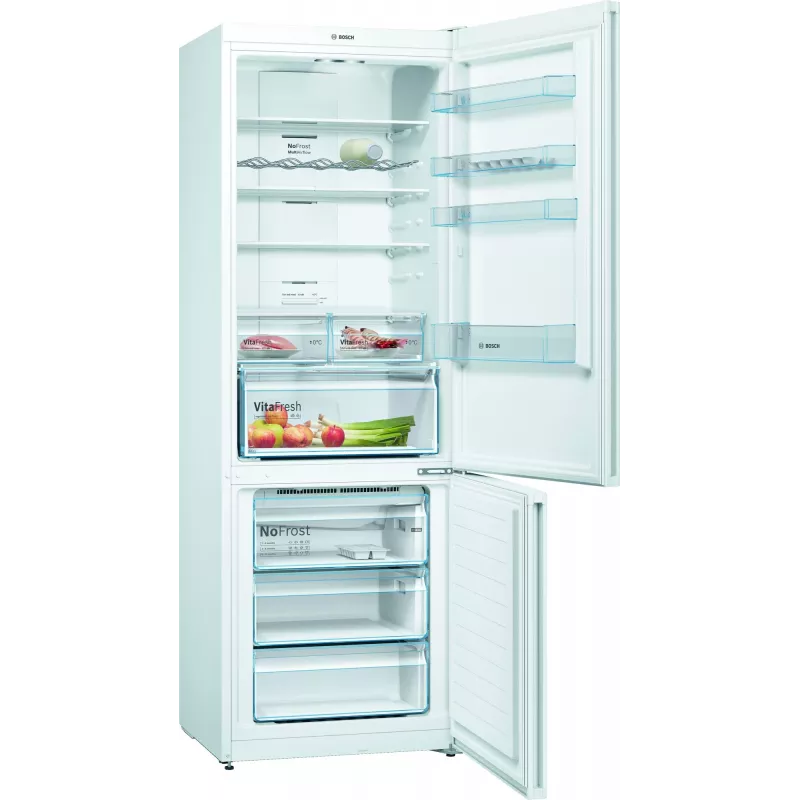 Bosch Serie 4 KGN49XWEA lodówko-zamrażarka Wolnostojąca 438 l Biały