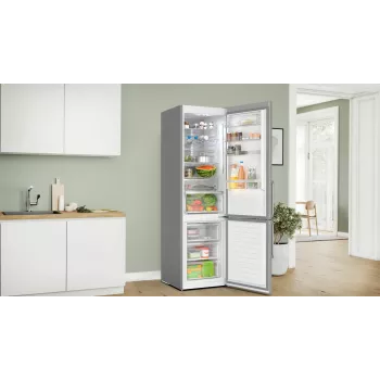Lodówko-zamrażarka Bosch Serie 6 KGN39AIBT wolnostojąca 363 l stal nierdzewna