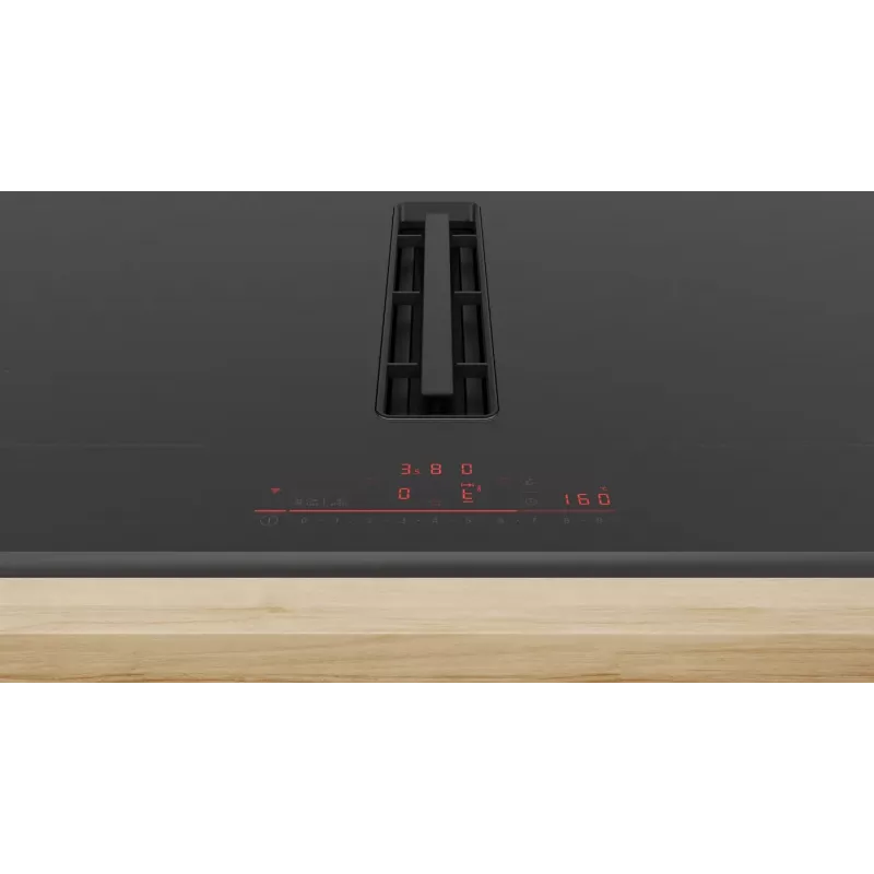 Bosch Serie 6 PVQ895H26E płyta indukcyjna Czarny Do zabudowy 80 cm Strefowa płyta indukcyjna 4 strefa(y) Wbudowany okap
