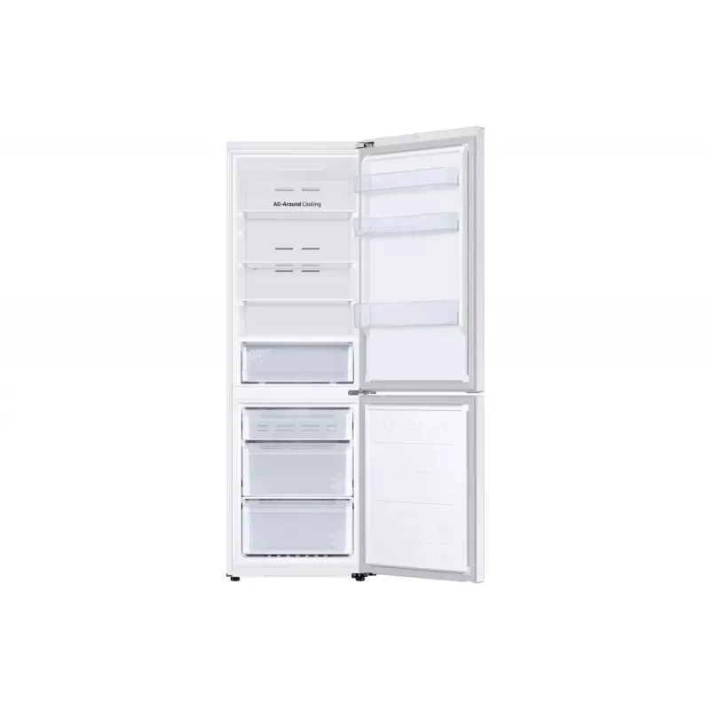 Lodówka wolnostojąca Samsung RB34C670EWW/EF — 344 L całkowitej pojemności, Chłodziarka 230 L, Zamrażarka 114 L, No Frost, Biała