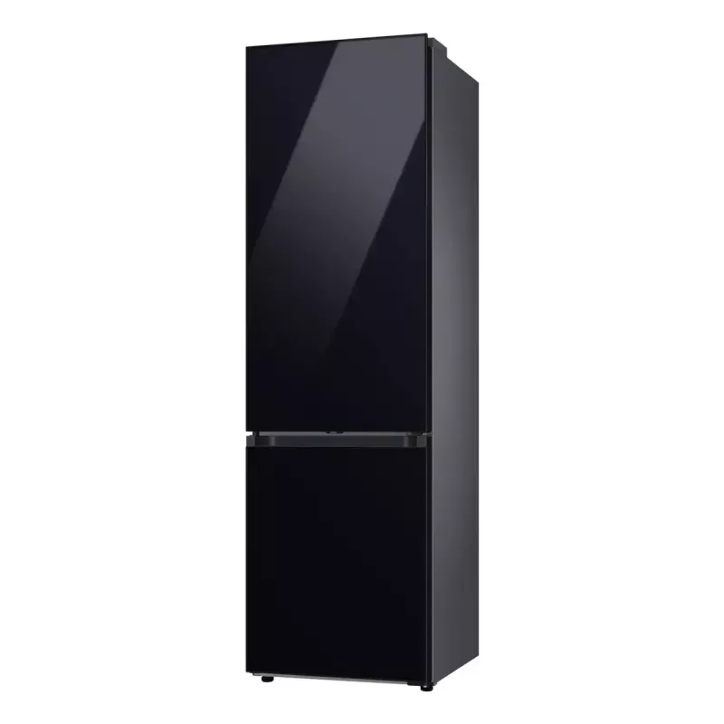 Wolnostojąca lodówka Samsung RB38C6B2E22 z No Frost, zawias prawy, 35 dB, klasa energetyczna E, wydajność zamrażania 8 kg/24h, 4 półki, 2 szuflady na warzywa, czarna