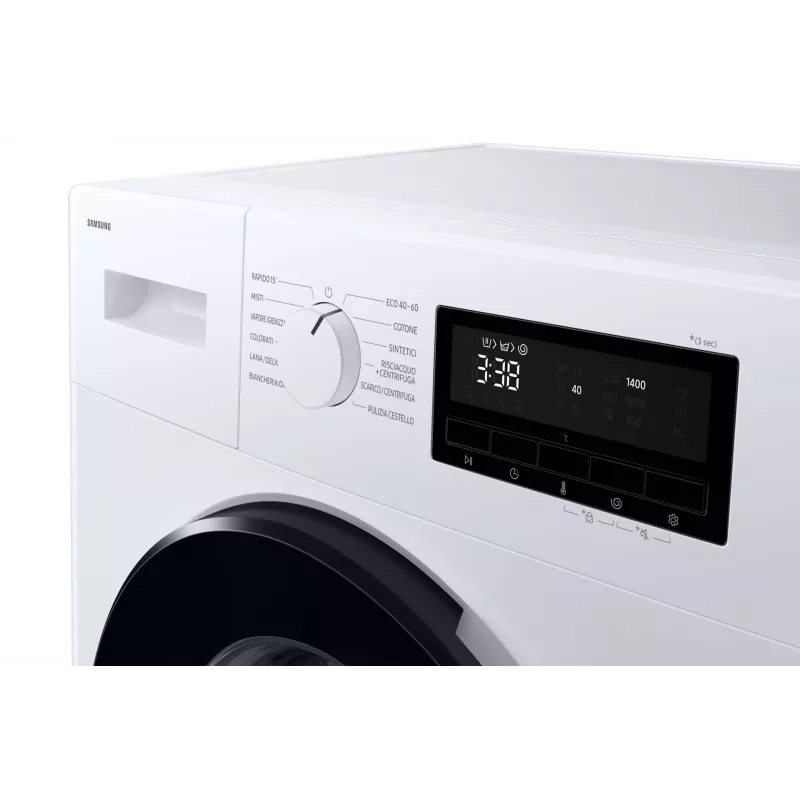 Pralka Samsung WW80FG3M05AWLF ładowana od przodu 8 kg 1400 obr./min Biała