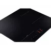 Wbudowana płyta indukcyjna Samsung NZ8500BM z czarnymi strefami, 4 strefy, sterowanie dotykowe, przedni panel sterowania, 590×520×48 mm