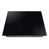 Wbudowana płyta indukcyjna Samsung NZ8500BM z czarnymi strefami, 4 strefy, sterowanie dotykowe, przedni panel sterowania, 590×520×48 mm