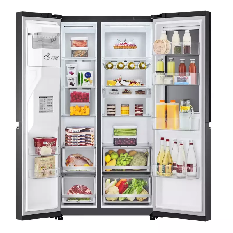 Amerykańska Lodówko-Zamrażarka LG InstaView™ ThinQ™ GSXV90MCAE 635 L
