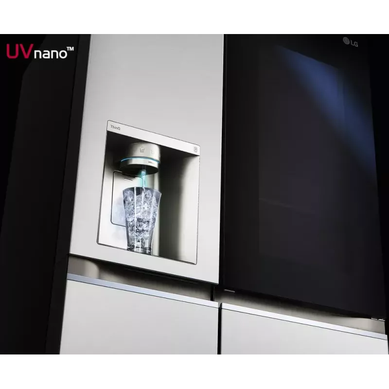 Amerykańska Lodówko-Zamrażarka LG InstaView™ ThinQ™ GSXV90MCAE 635 L