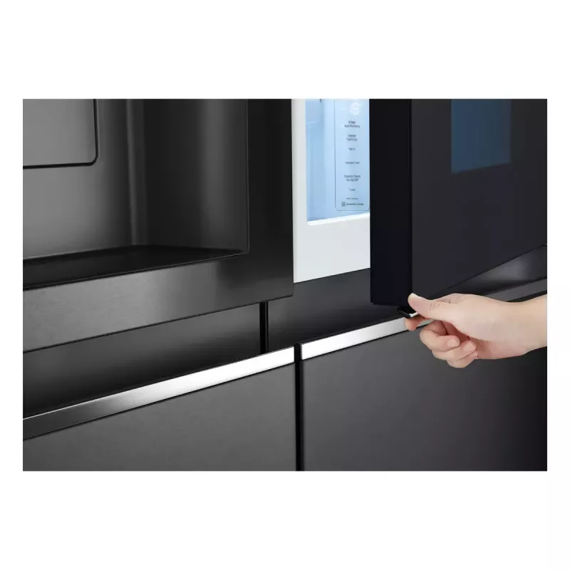 LG InstaView ™ ThinQ™ GSXV91MCAE Amerykańska lodówko-zamrażarka 635 L