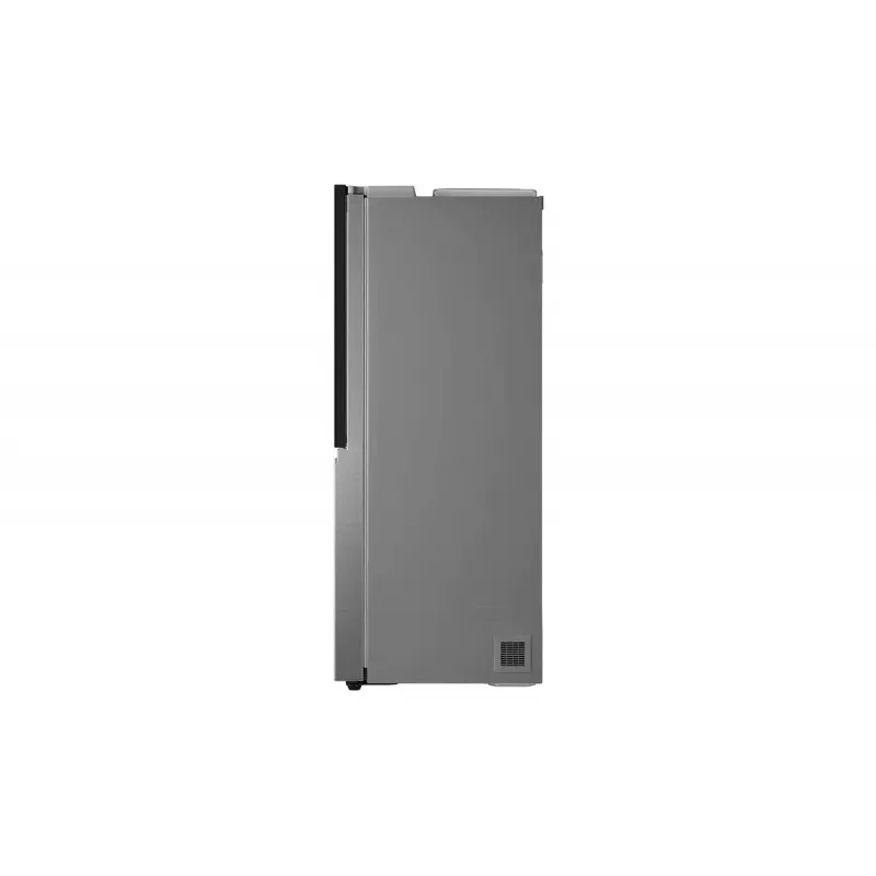 LG InstaView GSXV91PZAE lodówka side-by-side Wolnostojąca 635 L Czarna, Stal nierdzewna