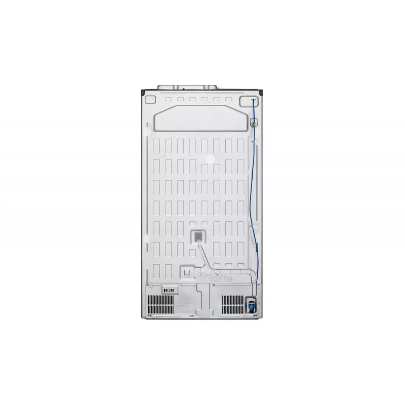 LG InstaView GSXV91PZAE lodówka side-by-side Wolnostojąca 635 L Czarna, Stal nierdzewna
