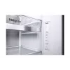 LG InstaView GSXV91PZAE lodówka side-by-side Wolnostojąca 635 L Czarna, Stal nierdzewna