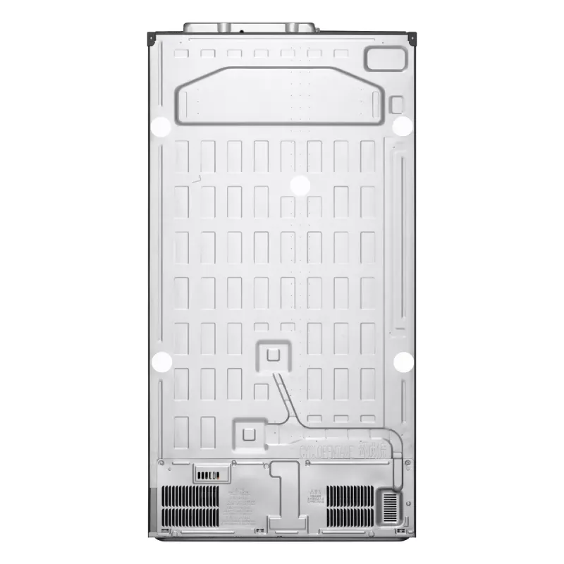 LG GSBC40EPPE lodówka side-by-side wolnostojąca 664 l E czarna