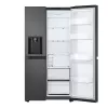 LG GSLC41EPPE lodówka side-by-side wolnostojąca 641 l czarna