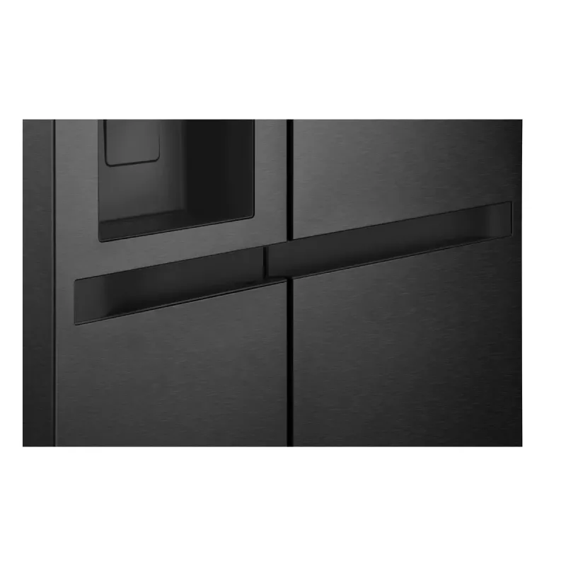 LG GSLC41EPPE lodówka side-by-side wolnostojąca 641 l czarna