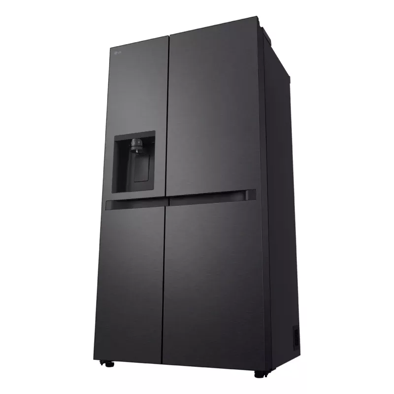 LG GSLC41EPPE lodówka side-by-side wolnostojąca 641 l czarna