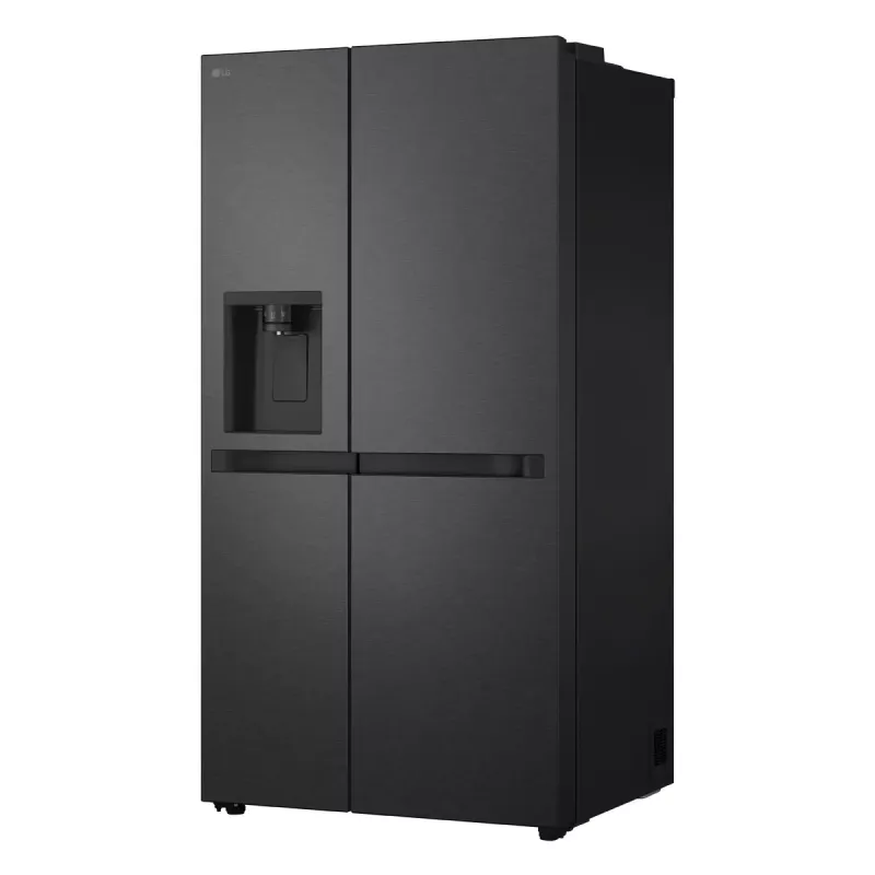 LG GSLC41EPPE lodówka side-by-side wolnostojąca 641 l czarna