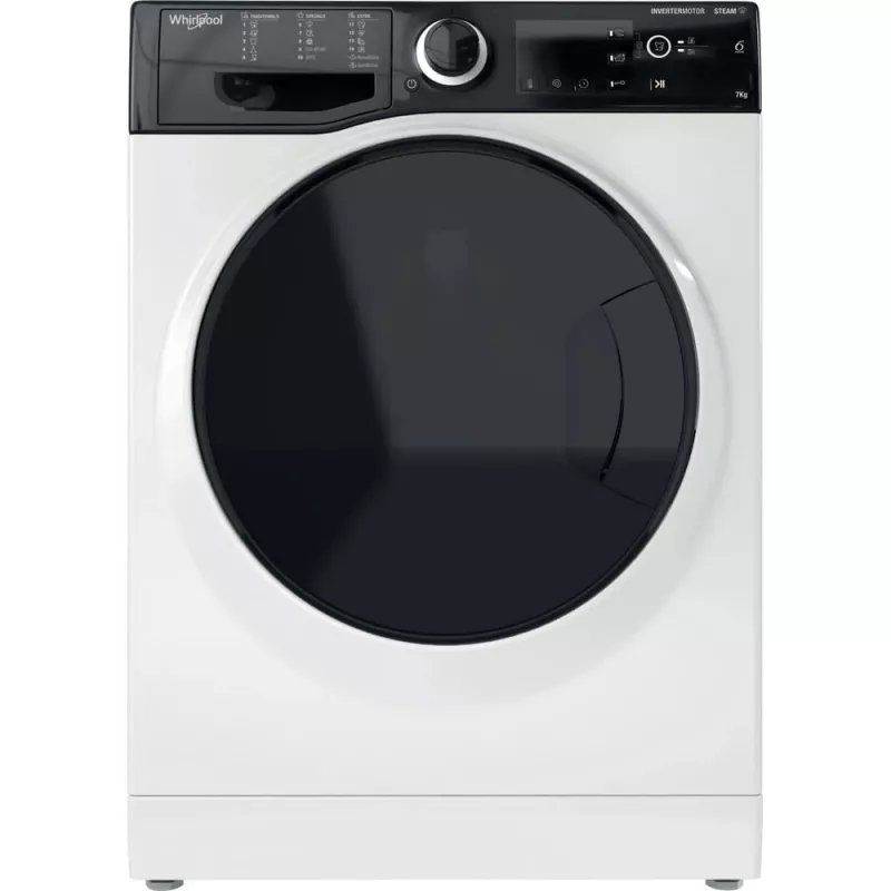 Whirlpool WRSB 7259 D EU pralka Front-load 7 kg 1151 RPM Czarny, Biały