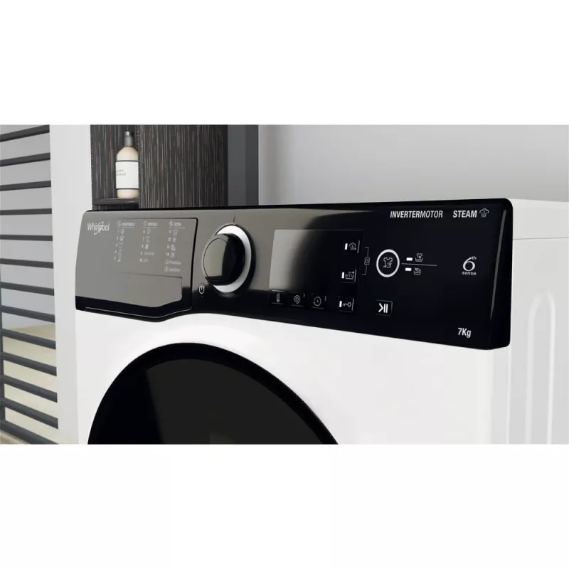 Whirlpool WRSB 7259 D EU pralka Front-load 7 kg 1151 RPM Czarny, Biały