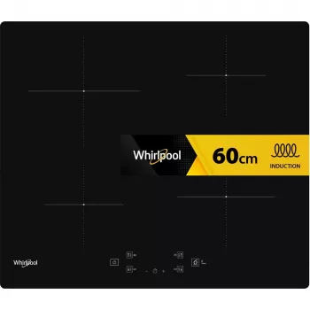 Whirlpool WS Q2160 NE Czarny Płyta indukcyjna do zabudowy 59 cm Strefowa płyta indukcyjna 4 stref(y)