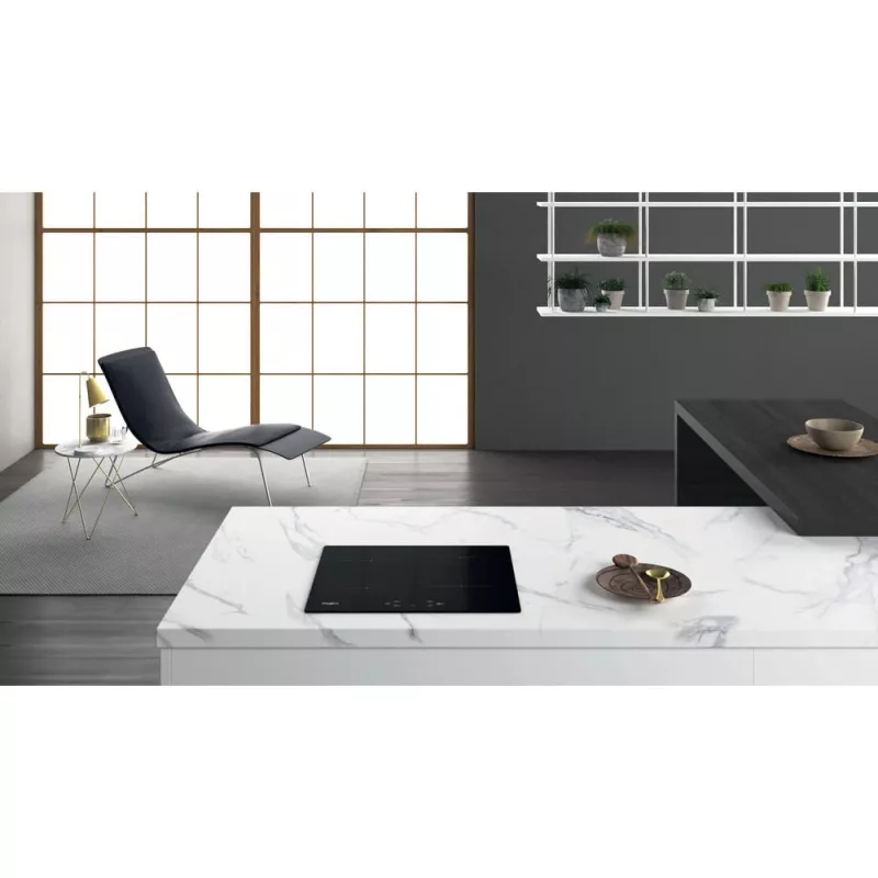 Whirlpool WS Q2160 NE Czarny Płyta indukcyjna do zabudowy 59 cm Strefowa płyta indukcyjna 4 stref(y)