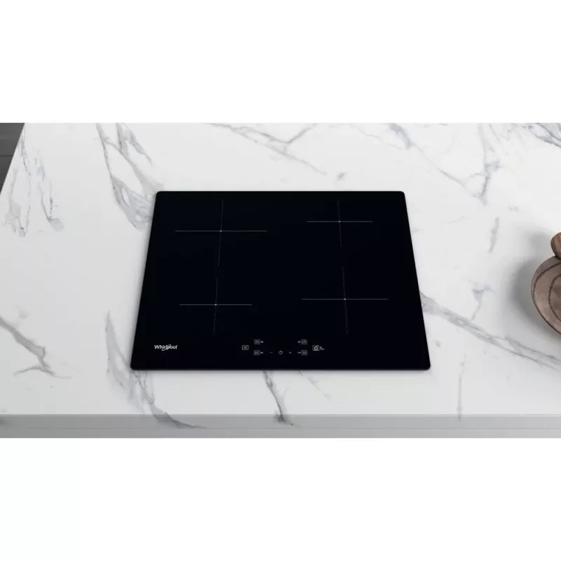 Whirlpool WS Q2160 NE Czarny Płyta indukcyjna do zabudowy 59 cm Strefowa płyta indukcyjna 4 stref(y)