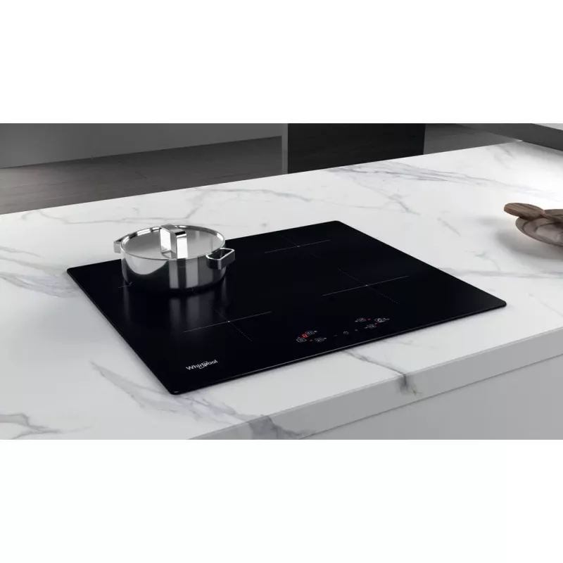 Whirlpool WS Q2160 NE Czarny Płyta indukcyjna do zabudowy 59 cm Strefowa płyta indukcyjna 4 stref(y)