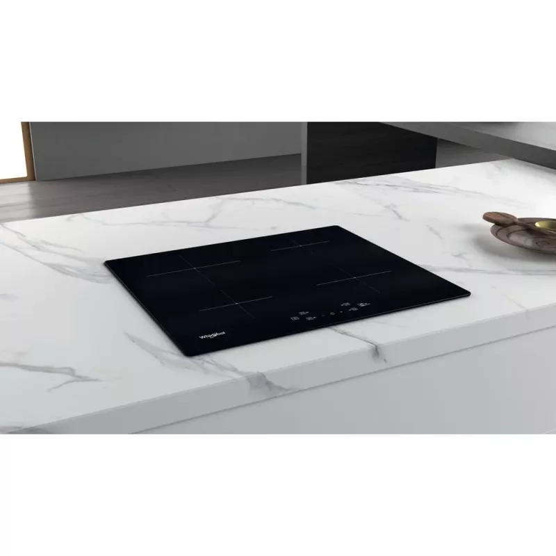 Whirlpool WS Q2160 NE Czarny Płyta indukcyjna do zabudowy 59 cm Strefowa płyta indukcyjna 4 stref(y)