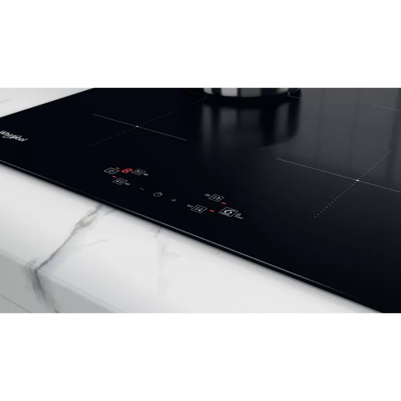 Whirlpool WS Q2160 NE Czarny Płyta indukcyjna do zabudowy 59 cm Strefowa płyta indukcyjna 4 stref(y)