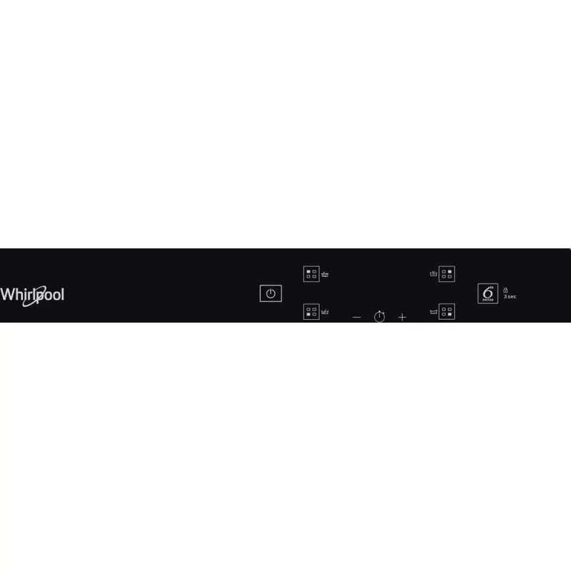 Whirlpool WS Q2160 NE Czarny Płyta indukcyjna do zabudowy 59 cm Strefowa płyta indukcyjna 4 stref(y)