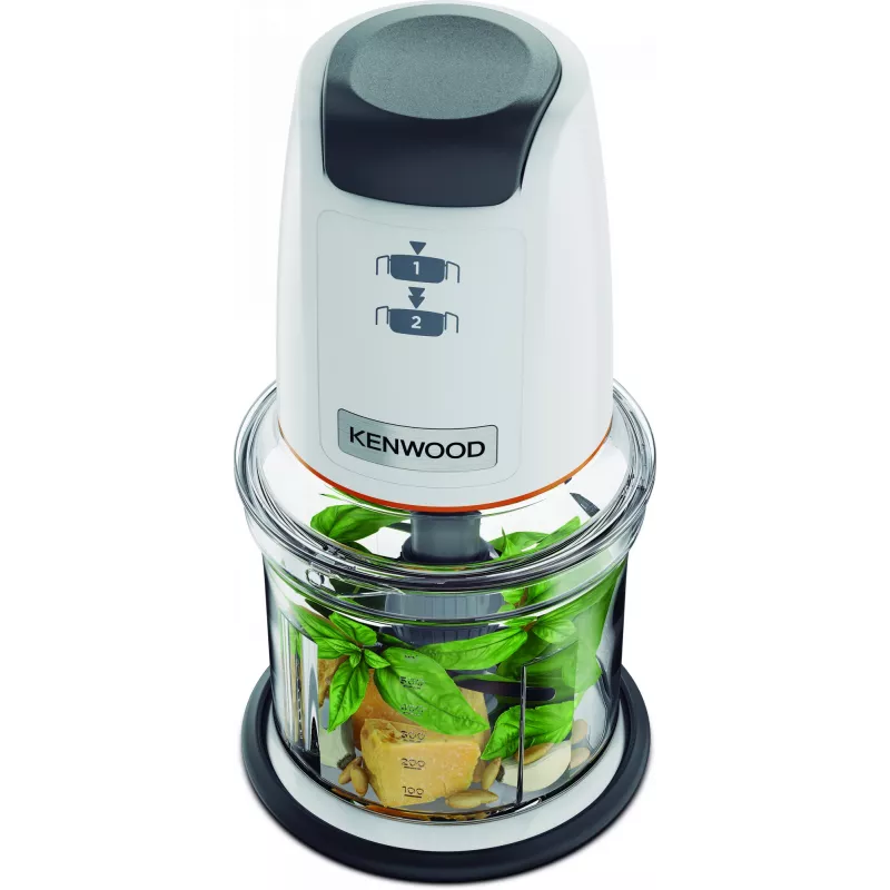 Mini chopper Kenwood EasyChop CHP61 500W, kompaktowy robot kuchenny do siekania, blendowania i przecierania