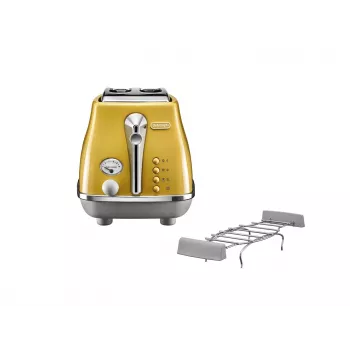 De’Longhi Icona Capitals 2 kromki 900 W Żółty