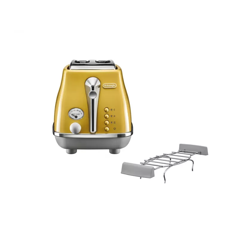 De’Longhi Icona Capitals 2 kromki 900 W Żółty