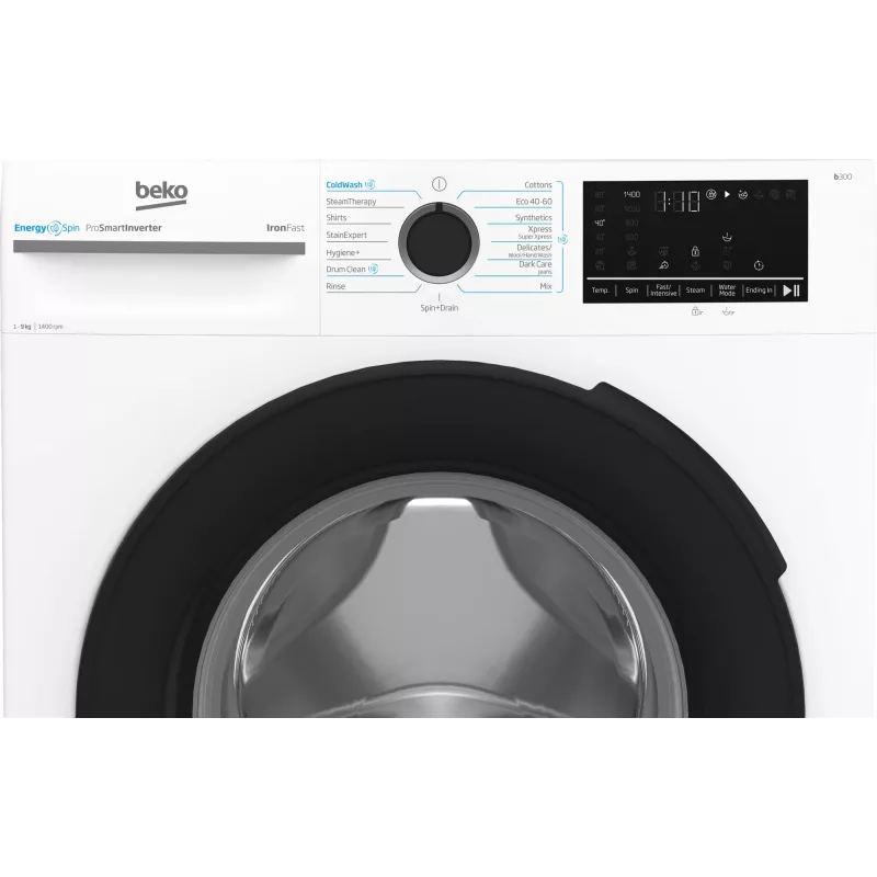 Pralka BEKO BM3WFSU49415WB ładowana od przodu 9 kg 1400 obr./min biała, klasa energetyczna A