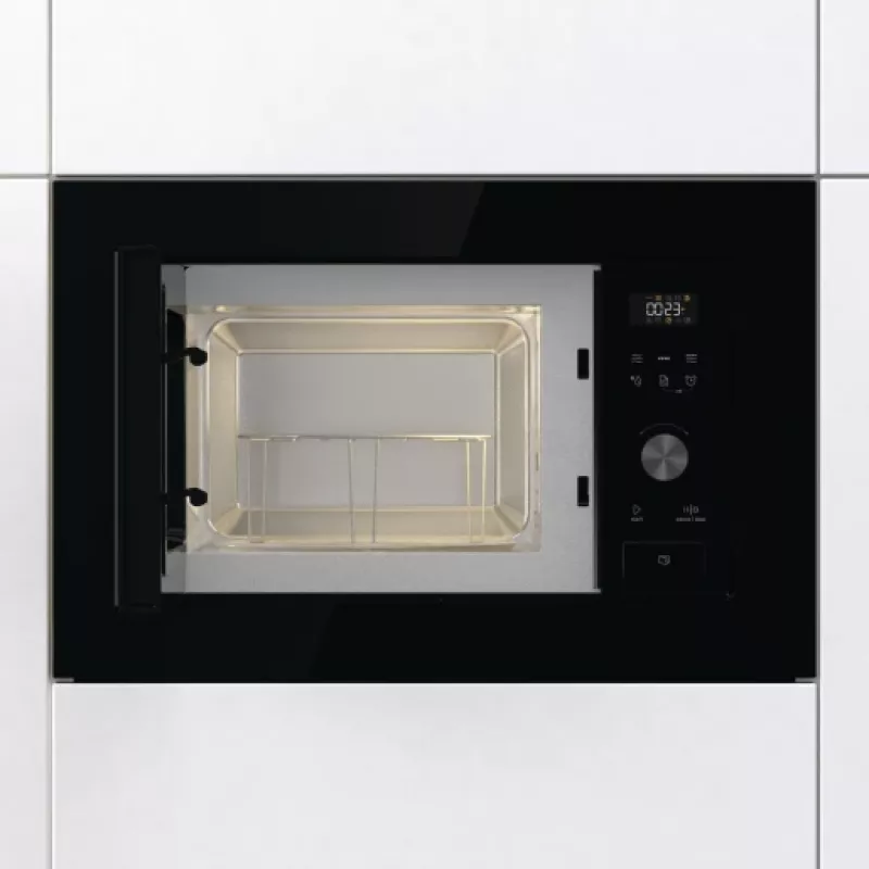 Gorenje XY820Z BM201AG1BG G600, Do zabudowy, Kuchenka mikrofalowa z grillem, 20 L, 800 W, Wbudowany wyświetlacz, LED