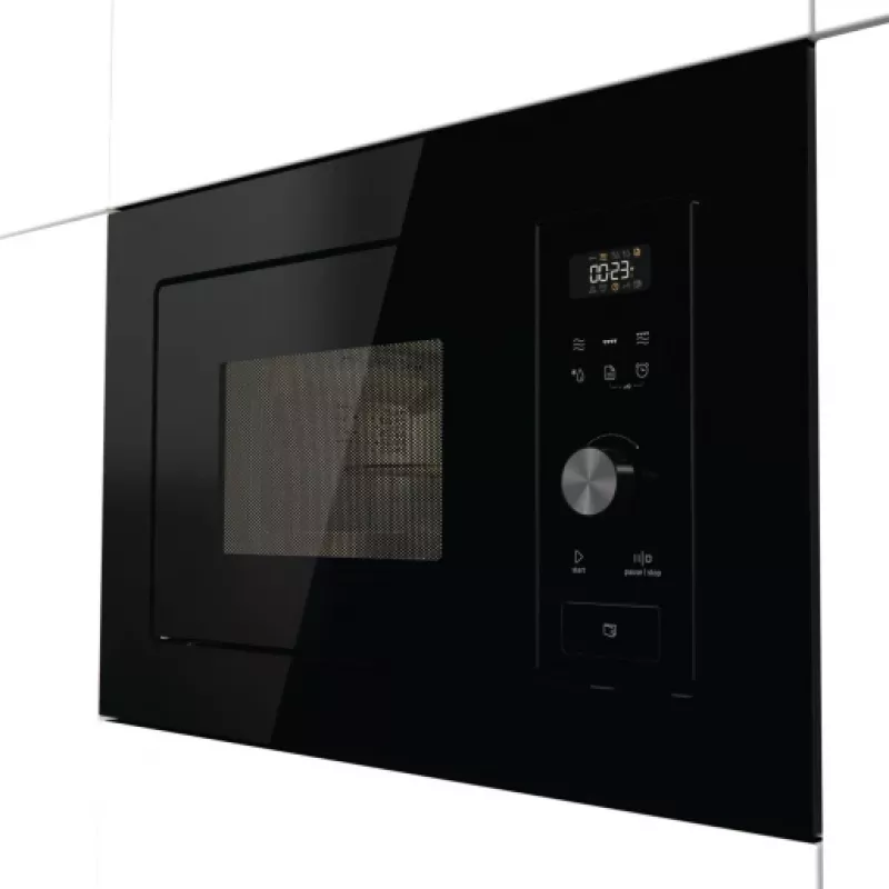 Gorenje XY820Z BM201AG1BG G600, Do zabudowy, Kuchenka mikrofalowa z grillem, 20 L, 800 W, Wbudowany wyświetlacz, LED